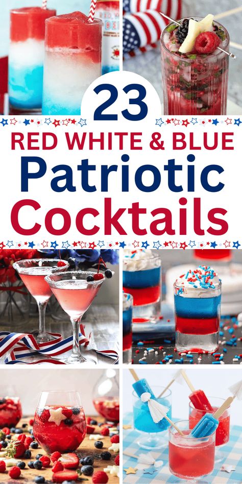 The BEST 4th of July red, white, and blue patriotic cocktails for your summer party! These delicious and refreshing Fourth of July drinks and cocktail recipes will have everyone feeling extra festive at your BBQ party. 4th of July drinks alcoholic goes well with patriotic food. Easy 4th of July cocktails, memorial day cocktails red white blue, red white blue drinks cocktails, patriotic cocktails 4th of July, 4th of july party cocktails for a crowd, 4th of july batch cocktails, summer cocktails. 4th Of July Batch Cocktails, Fourth Of July Cocktails For A Crowd, Fourth Of July Punch Alcohol, Fourth Of July Drinks Alcohol Pitcher, 4th Of July Cocktails Pitcher, 4th Of July Punch Alcohol, Fourth Of July Alcoholic Drinks, 4th Of July Cocktails For A Crowd, Fourth Of July Drinks Alcohol