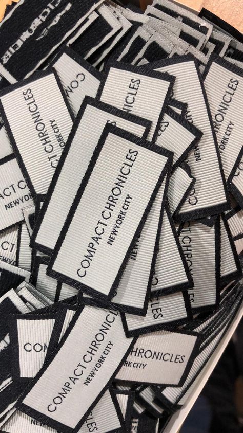 Tags For Clothes, Main Label, Custom Woven Labels, Clothing Labels Design, Hang Tags Clothing, Hang Tag Design, Luxury Packaging Design, Store Design Boutique, Clothing Packaging