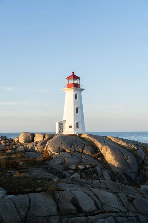 Peggy’s Cove Nova Scotia, Peggys Cove Nova Scotia, Nova Scotia Aesthetic, Nova Scotia Road Trip, Nova Scotia Lighthouses, Travelling Places, Vancouver Travel Guide, Vancouver Travel, Canada City