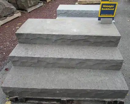 Outdoor Stone Steps NJ, PA, NY: Step Stones For Stairs & Patios Armour Stone Steps, Stone Entry Steps, Stairs Outside Outdoor Steps, Stone Steps Front Door, Stone Stairs Outdoor, Outdoor Stairs To House Entrance, Outdoor Stone Steps, Front Porch Stone Steps, Exterior Steps