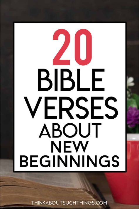 Verses About New Beginnings, New Beginning Bible Verse, New Year Bible Verse, Short Bible Verses, Uplifting Bible Verses, Bible Verses About Love, Powerful Bible Verses, New Bible, New Beginning Quotes