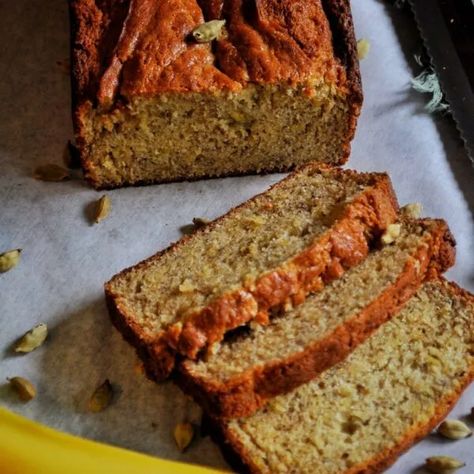 Ginger Cardamom Banana Bread - The Ghee Spot Wanting More, Banana Bread Recipe, Onion Recipes, Indian Desserts, Zucchini Bread, Banana Recipes, Banana Bread Recipes, Quick Bread, Baking Tips