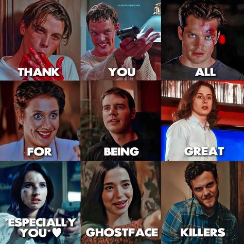 Scream Pfps Aesthetic, Wassssup Scream, Stew From Scream Movie, All The Scream Killers, Scream Characters 1996, Scream Movie Characters, Chethan Scream 6, Ghostface Scream 1996, Danny Scream Vi