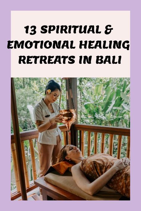 A woman giving another woman a massage and wellness treatment during one of the wellness retreats in Bali Bali Spiritual Retreat, Bali Healing, Retreat Aesthetic, Bali Aesthetic, Bali Retreat, Water Temple, Healing Retreats, Health Retreat, Nourish Your Soul