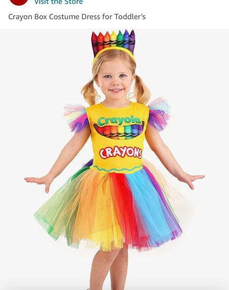 Crayon Box Costume, Crayon Fancy Dress, Crayon Dress, Crayon Costume, Toddler Crayons, Making Crayons, Box Of Crayons, Box Costumes, Crayola Crayons