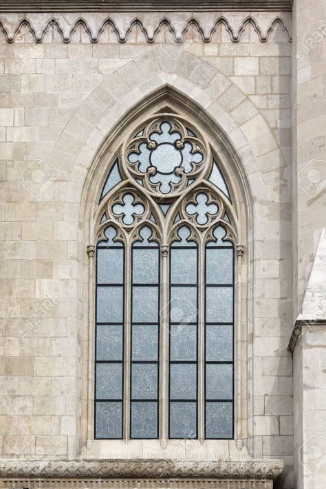 Modern Gothic Architecture, Arch Types, Goth Architecture, Gothic Window, Church Pews, Gothic Arch, Window Architecture, Gothic Windows, Hungary Budapest