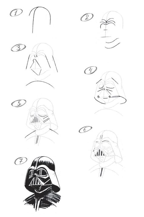 With this post, we are opening a new category of drawing characters. We will start this category by drawing the most famous sci-fi character: Darth Vader. Darth Vader Helmet Drawing, Darth Vader Drawing, Star Wars Art Drawings, Darth Vader Art, Sci Fi Character, Drawing Details, Drawing Characters, Darth Vader Helmet, Drawing Stars