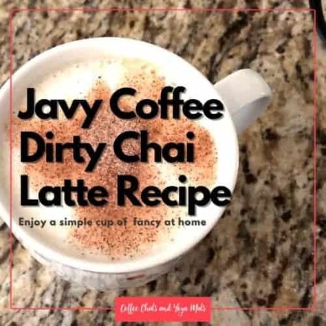 Chi Coffee Recipe, Javy Recipes, Chia Latte Recipe, Javy Coffee Recipes, Dirty Chai Latte Recipe, Diy Chai Latte Powder, Spicy Chai Concentrate Recipe, Chai Concentrate Recipe Tea Bags, Diy Chai Concentrate From Tea Bags