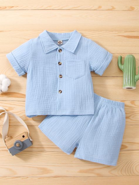 ကလေးဝတ် Pattern, Baby Summer Outfits Boy, Baby Boy Clothes Patterns, Baby Boy Dress Design, Muslin Baby Clothes, Kids Wear Boys, Baby Boy Summer, Trendy Shirt Designs, Baby Boy Dress