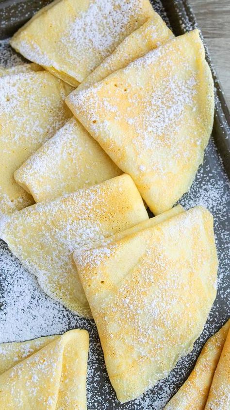 Really nice recipes. Every hour. — How to Make Crepes Recipe:... Crepes Easy, Sweet Crepes Recipe, Homemade Crepes, Easy Crepe Recipe, Crepe Recipe, Crepes Recipe, Breakfast Crepes, Sweet Crepes, How To Make Crepe