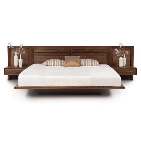 Headboard Wood Design, Simple Bed Design, Beds With Headboards, Headboard Platform Bed, Bed Designs With Storage, Simple Bed Designs, Platform Bed Designs, Bed Headboard Design, Wood Bed Design