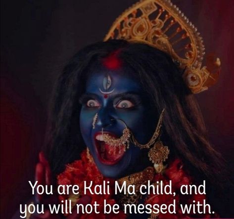 Kali Maa Makeup Look, Kali Maa, Goddess Quotes, Mother Kali, Kali Ma, Kali Mata, Maa Kali, Hindu Culture, Kali Goddess