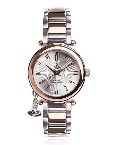 Vivienne Westwood Ladies Orb Rose Gold Case Bracelet Watch #jewelry #watches #watchesjewelry #vivienneWestwood #Women  #womensfashion #style #gold #silver #rosegold Swiss Army Watches, Affordable Watches, Ladies Watches, Rose Gold Case, Jewelry Clasps, Time Machine, Two Tone Watch, Gold Case, Watch Model