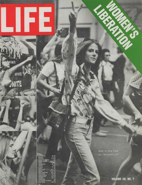 Life Magazine Covers, Womens Liberation, Life Cover, Vintage Magazine Covers, Women's History, People Magazine, Vintage Life, Women's Rights, Vintage Magazines