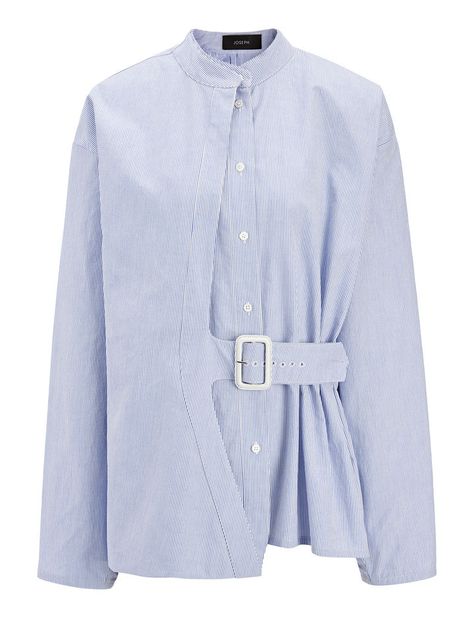 A great twist on the classic shirt. Wear with a skirt or trousers Trouser Tops Ideas, Designer Shirts Women, Shirt Fashion Design, Style Gentleman, Casual Blouses, Woman Shirt, Fashion Tops Blouse, Shirts Women Fashion, Adidas Outfit