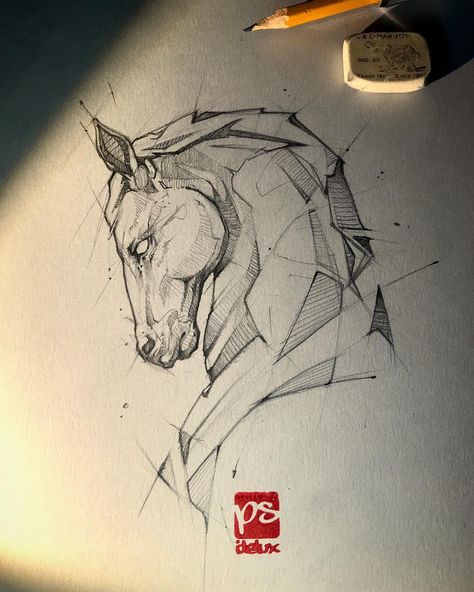 Pencil Sketches Of Animals, Animal Drawings Sketches, Horse Tattoo, Tattoo Sketch, Horse Drawings, Animal Sketches, A Drawing, Tattoo Sketches, Pencil Sketch