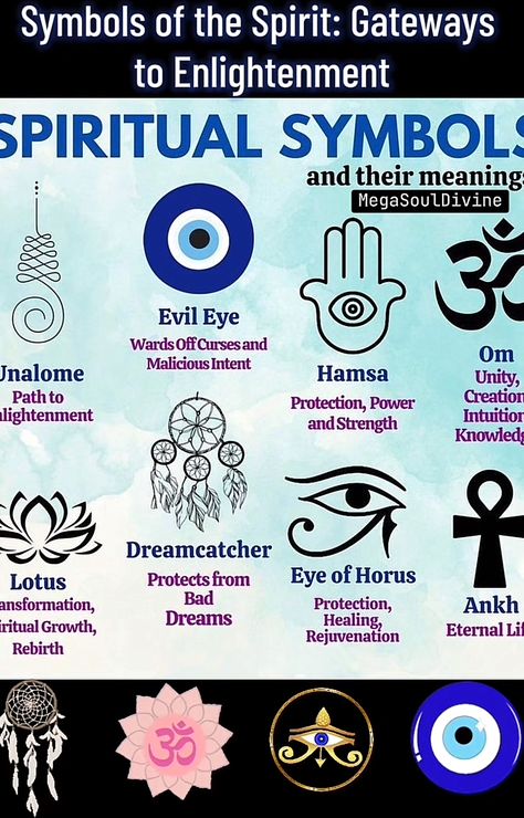 Symbols And Their Meanings, Cultures Around The World, Spiritual Awakening Signs, Witch Spirituality, Ginger Smoothie, Spiritual Tattoos, Energy Healing Spirituality, Dream Symbols, Symbols And Meanings