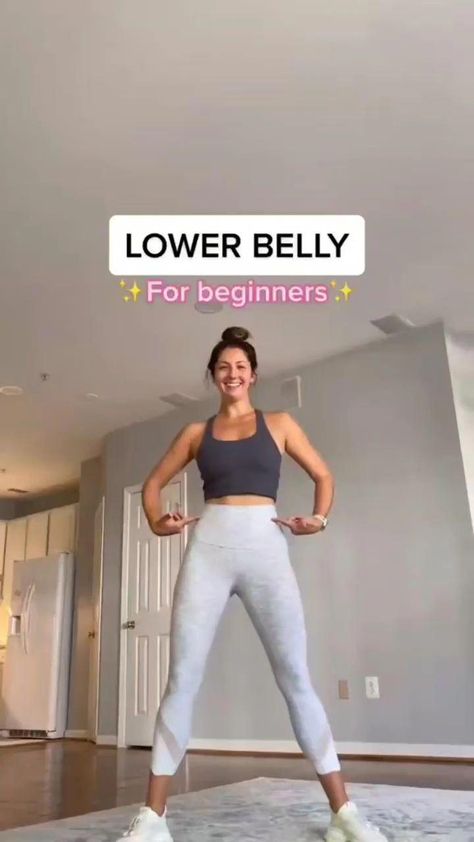 Beginner Workout Video, Belly Fat Loss Workout, Lower Belly Fat Workout, Lower Belly Workout, Workouts For Women, Lose Lower Belly Fat, Lower Belly Fat, Lower Belly, Fat Loss Workout