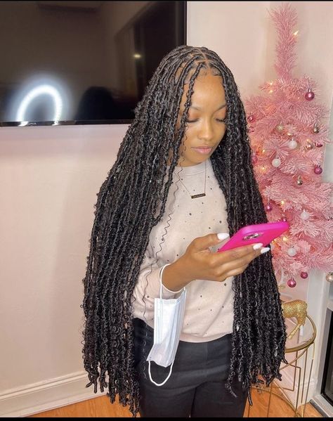 Boho Curls, Distressed Locs, Short Box Braids Hairstyles, Birthday Hairstyles, Quick Natural Hair Styles, Faux Locs Hairstyles, Cute Braided Hairstyles, Box Braids Hairstyles For Black Women, Braids Hairstyles Pictures