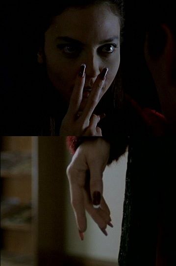 Interesting nail art. Drusilla Nails, Buffy The Vampire Slayer Nails, Drusilla Buffy, The Best Nails, Vampire Nails, Best Nails, Buffy The Vampire, Buffy The Vampire Slayer, Vampire Slayer