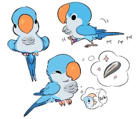 Bird references Animal Character Design, Quaker Parrot, Animal Character, Parrot, To Draw, Egg, Character Design, Birds, Animals