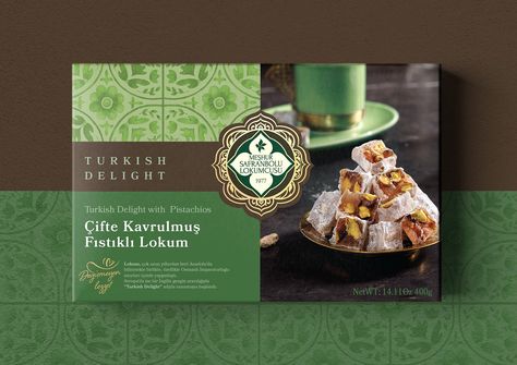 Baklava Box Design, Baklava Packaging, Sweet Box Packaging Design, Sweet Box Packaging, Chocolate Photography, Sweet Box Design, Drinks Packaging, Packaging Design Trends, Healthy Nuts