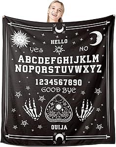 Nightmare Before Christmas Blanket, Women Stocking Stuffers, Skeleton Horror, Halloween Bedding, Ghost Skull, Halloween Bedroom, Throw Blanket Gift, Horror Gifts, Stocking Stuffers For Women