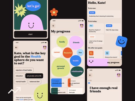 Application Ui Design, Ui Ux 디자인, Goal Achievement, Ux App Design, App Design Layout, Reaching Your Goals, App Concept, Mobile App Design Inspiration, App Interface Design