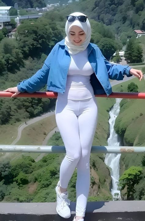 Hijab Jeans, Fesyen Islam, Seluar Ketat, Muslimah Style, American Eagle Outfits, Hijab Fashionista, Muslim Women Fashion, Muslim Women Hijab, Muslim Fashion Hijab