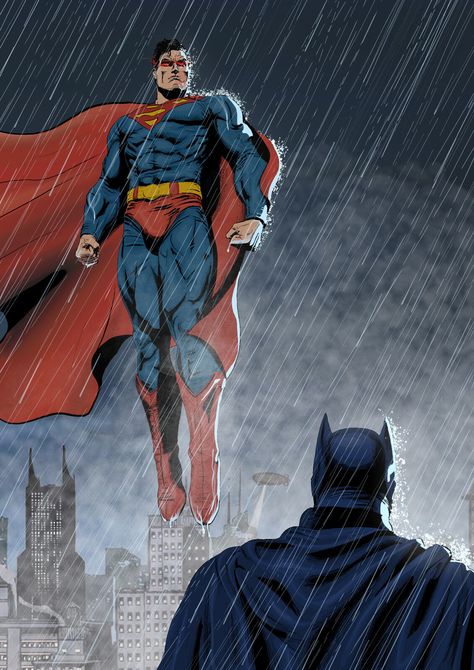 Superman Art Comic, Superman Comic Art, الفن الرقمي, Superman Artwork, Dc Comics Wallpaper, Superman Comic, Dc Comics Heroes, Superman Wonder Woman, Superman Art