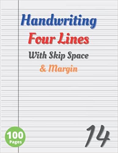 Handwriting - Four Lines With Skip Space & Margin: 14 Ruled - 4 Lines - Large Size 8.5x11" - 100 Pages - Handwriting Practice Notebook - Writing ... For Students - Cursive Lined Blank: Notes, EvoBooks: Amazon.com: Books Notebook Writing, Writing Notebook, Blank Notes, School Quotes, Planner Printables Free, Free Planner, We're Hiring, Handwriting Practice, Learning To Write