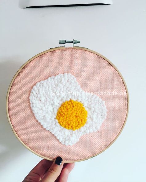 Punch Needle Designs, Embroidery Hoop Wall Art, Punch Needle Patterns, Pola Sulam, Punch Needle Embroidery, Needle Punch, Sewing Embroidery Designs, Hand Embroidery Art, Hand Embroidery Stitches