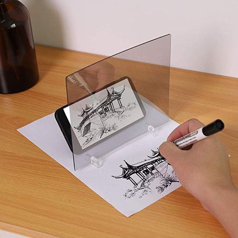 Optical Drawing, Mirror Drawings, Beautiful Pencil Drawings, Pencil Sketches Easy, Sketching Tools, Mum Gifts, Astuces Diy, Gifts Set, Mirror Reflection