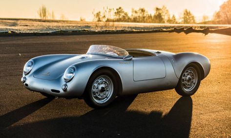 Porsche 356 Replica, Porsche Spyder, Porsche 986, Porsche 550 Spyder, Electric Car Concept, Porsche Factory, 550 Spyder, Porsche 550, Auto Poster