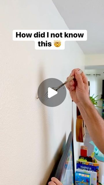 Liz & Jeff on Instagram: "Best way to hang a photo #diy #picture #frame #art #homedecor" Picture Hanging Tips, Diy Picture Frame, Everyday Hacks, Amazing Life Hacks, Diy Home Repair, Clever Hacks, Picture Hangers, Simple Life Hacks, Picture Hanging