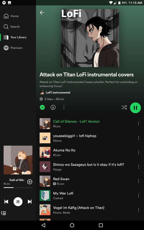 Free Attack on Titan LoFi playlist on Spotify. perfect for chilling alone.#attackontitan #erenyeager #mikasaackerman #arminarlert #playlist (Our Spotify lo-fi playlist is your ticket. Bio link for instant atmosphere. #LoFiLife #ChillOutMusicHunting for fresh lo-fi tracks? 🔍🎸 Lofi Playlist, Chill Out Music, Lo Fi Music, Breakup Playlist, Therapy Playlist, Playlist On Spotify, Workout Playlist, Lo Fi, Ed Sheeran