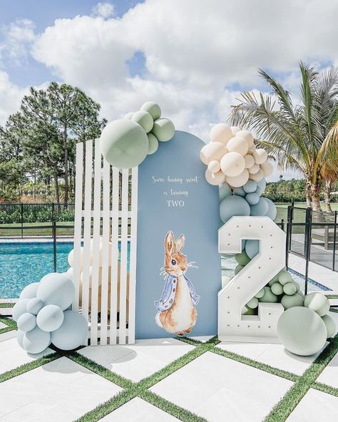 Party Decor Rentals on Instagram: "Happy Easter!" Easter Birthday Decorations, Peter Rabbit Balloons, Rabbit Theme Party, Easter Themed Birthday Party, Peter Rabbit Theme Party, Easter Theme Party, Easter Birthday Party, Easter Baby Shower, Peter Rabbit Birthday