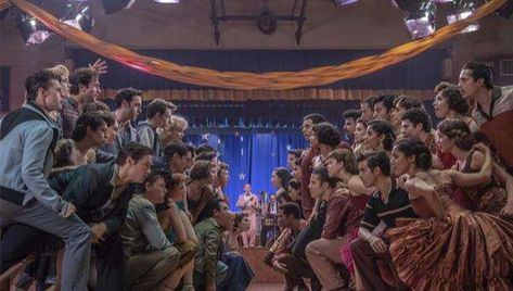 West Side Story at Monsignor King Hall Brooklyn - St. Thomas Aquinas Sports - filming location West Side Story 2021, West Side Story Movie, Corey Stoll, Annette Bening, Ansel Elgort, 20th Century Studios, Rita Moreno, Kenneth Branagh, Ralph Fiennes