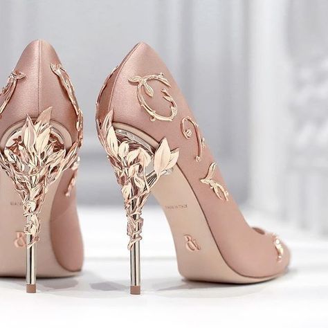 If Luxe is your wedding style, dance the night away with your groom and these exquisite shoes by Ralph & Russo.  Celebrate June Weddings on Hallmark Channel every Saturday night 9/8c! #JuneWeddings #HallmarkChannel Hak Tinggi, Designer Wedding Shoes, Prom Heels, Fancy Shoes, Wedding Heels, Prom Shoes, Pretty Shoes, Perfect Shoes, High Heels Stilettos