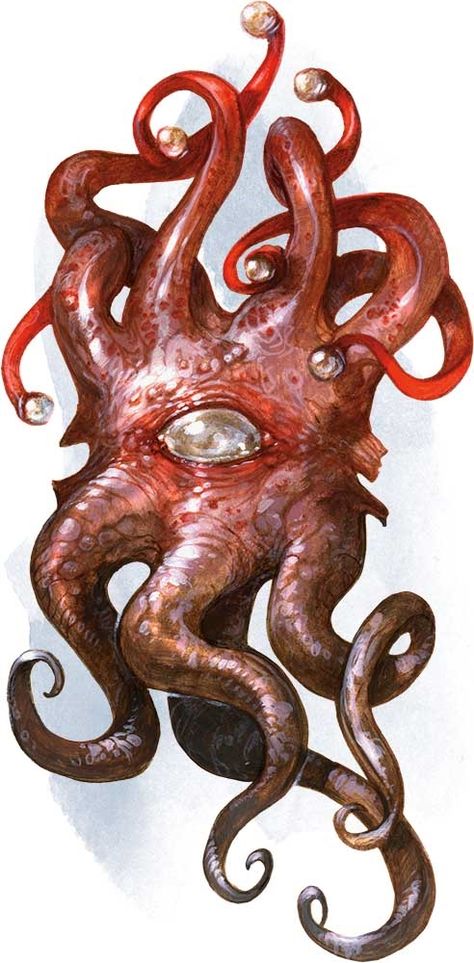 Monsters for Dungeons & Dragons (D&D) Fifth Edition (5e) - D&D Beyond Dm Dnd, 5e Monsters, Mind Flayer, D D Monsters, Cthulhu Mythos, Forgotten Realms, Dnd Monsters, Dungeons Dragons, Fantasy Monster