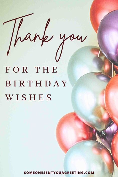 Discover ways to respond to birthday wishes with these heartfelt messages and gestures to show gratitude and appreciation | #birthday #happybirthday Thanks Giving Quotes For Birthday, Birthday Return Wishes, Birthday Thanks Quotes, Happy Birthday Thank You Message, Thank You For Birthday Wishes Gratitude, Thank You For Birthday Wishes Aesthetic, Thank You For My Birthday Wishes, Saying Thanks For Birthday Wishes, Birthday Wishes Thanks Quotes