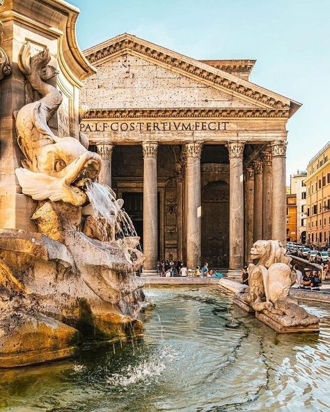 Ancient Rome Architecture, Ancient Rome Aesthetic, Rome Italy Aesthetic, Rome Pantheon, Rome Italy Colosseum, Rome Architecture, Rome Aesthetic, Italy Architecture, Rome Photo