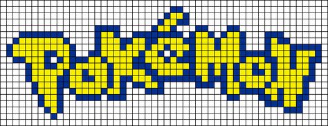 Pikachu Cross Stitch, Stitch Pokemon, Knitting Graphs, Pokemon Blanket, Pokemon Logo, Pokemon Cross Stitch Patterns, Crochet C2c Pattern, Pokemon Perler, Cross Stitch Silhouette