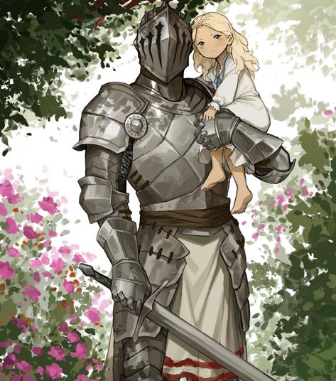 Knight Base Drawing, Knight And Fairy, Knight And Princess Pose, Knight Standing Pose, Princess Knight Art, Knight And Princess Pose Reference, Character Design Older Male, Knight Reference Pose, Dragon Knight Art Character Design