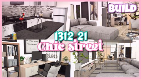 1312 21 chic street apartment 🔑 | download | Patreon Apartments Sims 4 Cc, Sims 4 City Living Apartments Layout, Sims 4 Chic Street Apartment, City Living Apartment Sims 4, Sims Apartment Download, Sims 4 Apartment Complex Cc, Sims 4 Apartments Cc, Apartment Download Sims 4, 1313 21 Chic Street Sims 4