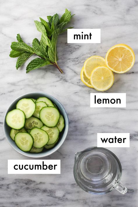 Refreshing Cucumber Lemon Mint Water (Easy Recipe) Mint Water Recipes, Cucumber Mint Water, Cucumber Water Recipe, Lemon Mint Water, Cucumber Drink, Cucumber Lemon Water, Cucumber Detox Water, Mint Water, Cucumber Water