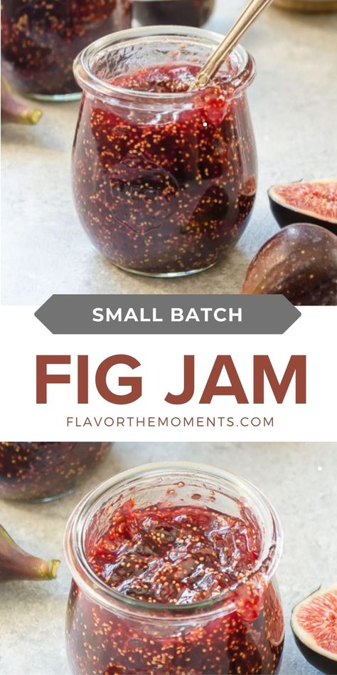 Fig Jam Recipe Easy, Figs Jam Recipe, Fig Apple Jam Recipe, Date Jam Recipe, Recipes Using Fresh Figs, Fig Jam For Canning, Fig Spread Recipes, Dried Figs What To Do With, Small Batch Fig Jam Recipe