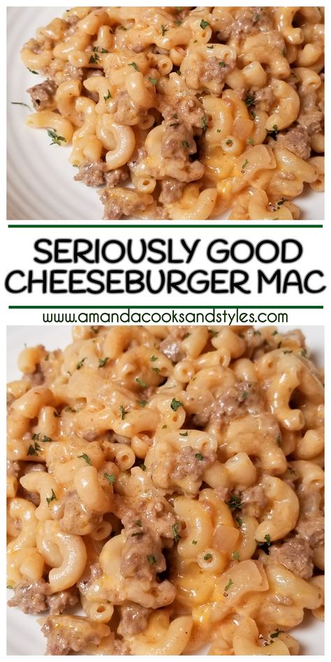 Crock Pot Hamburger Helper Recipes, Easy Hamburger Hotdish Recipes, Hamburger Macaroni Crockpot Recipes, Crockpot Hamburger Macaroni, Vegan Cheeseburger Macaroni, Crockpot Cheeseburger Pasta, Easy Ground Beef And Macaroni Recipes, Suppers With Hamburger, Homemade Cheese Burger Hamburger Helper