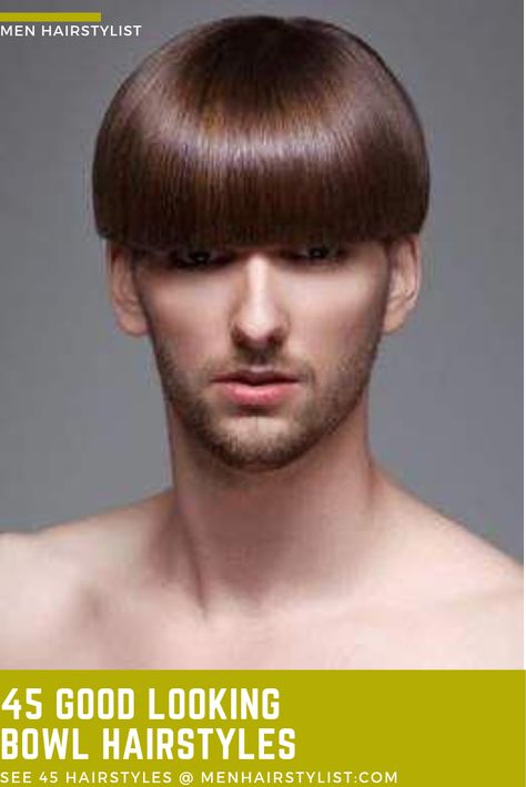 Can modern styling change the way we see the bowl haircut? We believe so because we have found 45 handsome ideas that might just make you want to try this forgotten trend!  #menhairstyle #menhairstylist #bowlhaircut Men's Hairstyles, Mod Magazine, Combed Back Hair, Short Mullet, Side Part Hairstyles, Spiky Hair, Fearless Women, Mens Hair Trends, Slicked Back Hair