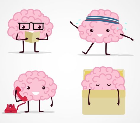 El cerebro feliz Brain Character, Thief Character, Cartoon Brain, Brain Illustration, Brain Art, Heart Illustration, Free Cartoons, Math Classroom, Sign Design